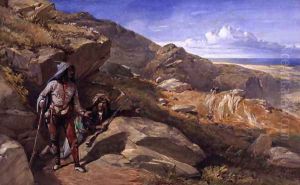 Two Bandits in the Hills, 1857 by William Simpson