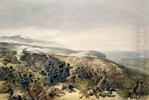 Second Charge of the Guards at Inkerman, 5th November 1854, plate from The Seat of War in the East, published by Colnaghi and Co., 1856 - view 1