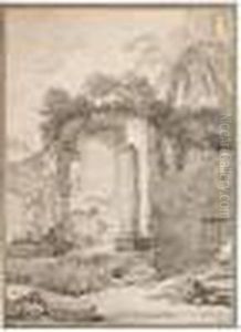 Soldats Endormis Dans Des Ruines Avec Un Palmier Soldats Endormis Dans Des Ruines Avec Un Palmier