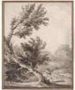 Un Homme Abattant Un Arbre