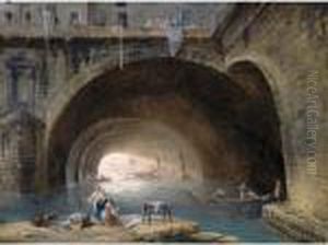 Paris, La Bievre by Hubert Robert