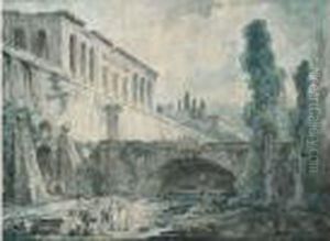 Femmes Et Enfants Au Lavoir Au Pied D'une Villa Femmes Et Enfants Au Lavoir Au Pied D'une Villa