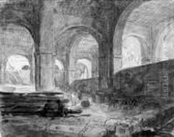 The Shipyards At Civit Vecchia, The Port Of Rome - view 1
