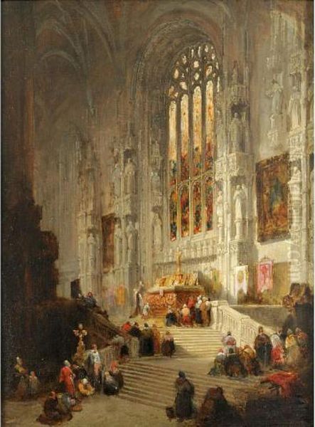The Chancel Of The Church Of St. Rombault, Tirlemont - view 1