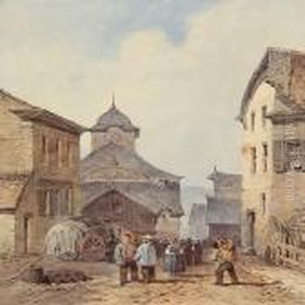 Street Life In A Village - view 1