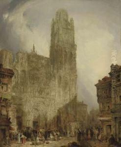 West Front Of Notre Dame Cathedral, Rouen 1