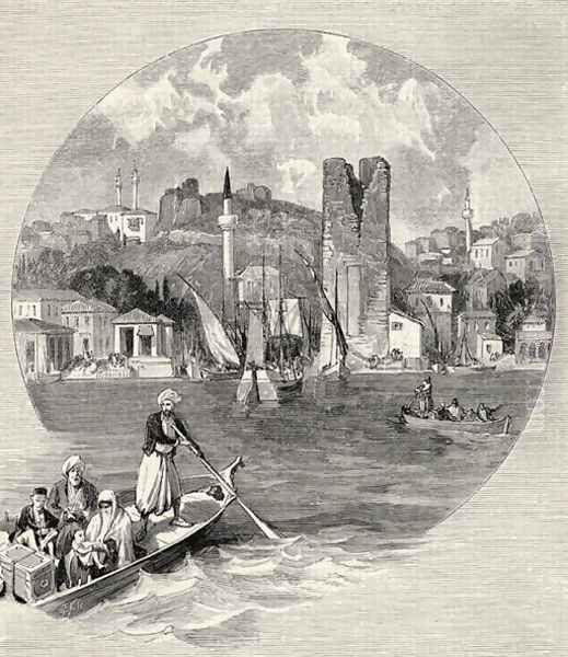 Gallipoli, illustration from The Picturesque Mediterranean by William Simpson - view 1