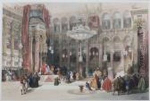 The Holy Land And Egypt: Interior Of The Greek Church Of The Holy Sepulchre