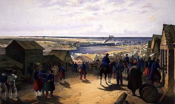 Kamiesch, plate from The Seat of War in the East, pub. by Paul and Dominic Colnaghi and Co., 1856 - view 1