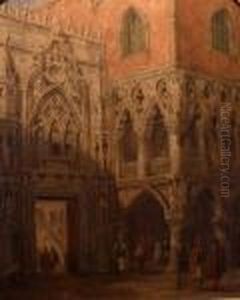 A View Of The Side Of The Doge's Palace, 
Venice