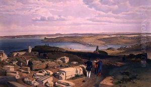 Sebastopol from Old Chersonese, plate from The Seat of War in the East, pub. by Paul and Dominic Colnaghi and Co., 1856