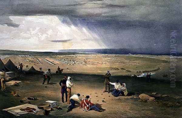 Camp of the Third Division, plate from The Seat of War in the East, pub. by Paul and Dominic Colnaghi and Co., 185 - view 1