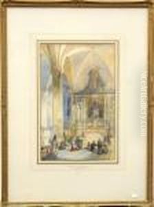''church Of St. James Antwerp by David Roberts