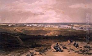 Sebastopol from the East, plate from The Seat of War in the East, pub. by Paul and Dominic Colnaghi and Co., 1856