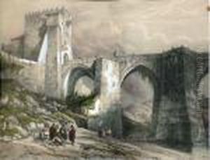 "vistas Del Puente De Alcantara Y Del Puente De Toledo"