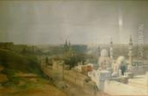 Veduta Del Cairo Da Ovest by David Roberts