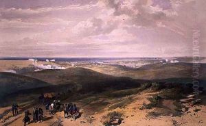 Sebastopol from the Rear of the English Batteries, plate from The Seat of War in the East, pub. by Paul and Dominic Colnaghi and Co., 1856 by William Simpson