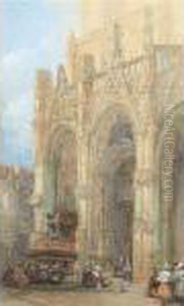 The Porch Of St. Maclou, Rouen - view 1