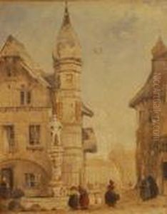 Street Scene In Antwerp