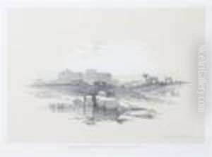 Middle Eastern Ruins by David Roberts