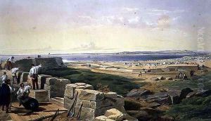 Straits of Yenikale, plate from The Seat of War in the East, pub. by Paul and Dominic Colnaghi and Co., 1856