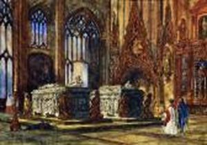 Cathedral Tombs by David Roberts