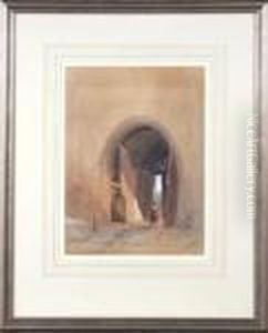 A Peddler Woman At A City Gateway A Peddler Woman At A City Gateway