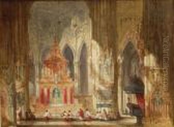 Roberts, 1860 - St. Chiard, Naples - view 1