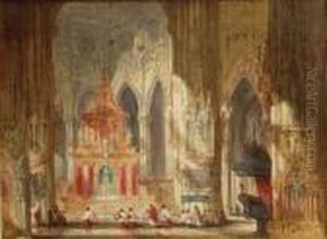 Roberts, 1860 - St. Chiard, Naples by David Roberts