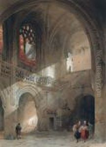 Interior Of The Church Of St. Saveur, Caen Interior Of The Church Of St. Saveur, Caen