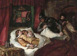 The death of Edward V and his brother Richard, Duke of York, in the Tower, 1483