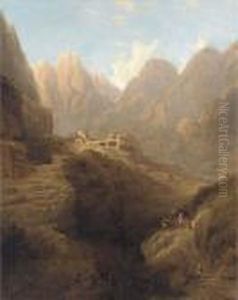 The Ravine Leading To Petra
