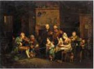 The Blind Fiddler by David Roberts