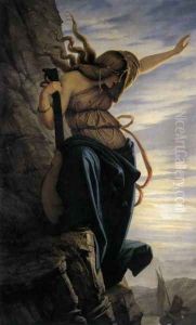 The Lorelei 1864 by Edward Jakob Von Steinle