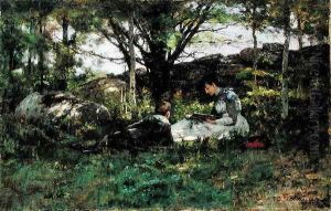 A June Idyll 1887 by Theodore Clement Steele
