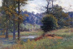 Along the Creek (or Zionsville) by Theodore Clement Steele