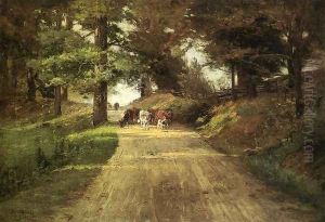 An Indiana Road by Theodore Clement Steele