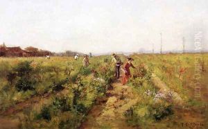 In the Berry Field by Theodore Clement Steele