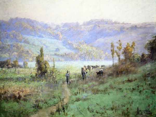 In the Whitewater Valley near Metamora by Theodore Clement Steele