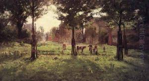 Summer Days at Vernon by Theodore Clement Steele
