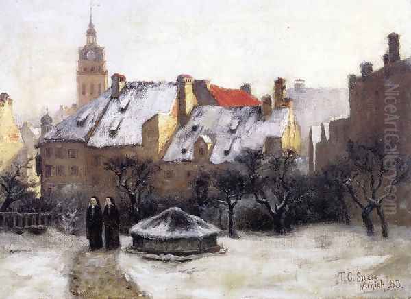 Winter Afternoon - Old Munich - view 1