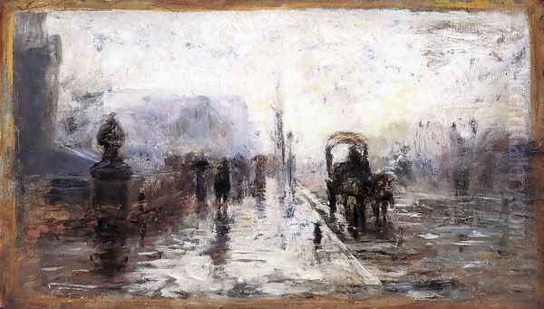 Street Scene with Carriage - view 1