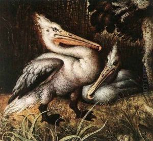 Landscape with Birds (detail) 1622 by Roelandt Jacobsz Savery