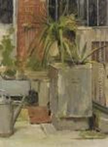 A Garden Still Life by Theodore Robinson