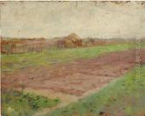 Planting Field (recto); Riverbed (verso) by Theodore Robinson