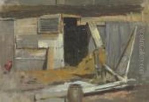 The Barn Door by Theodore Robinson