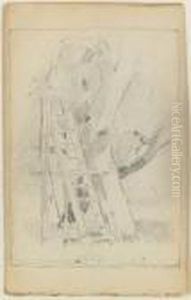 Hotel De Rouen, Duclair; And Three Companion Drawings