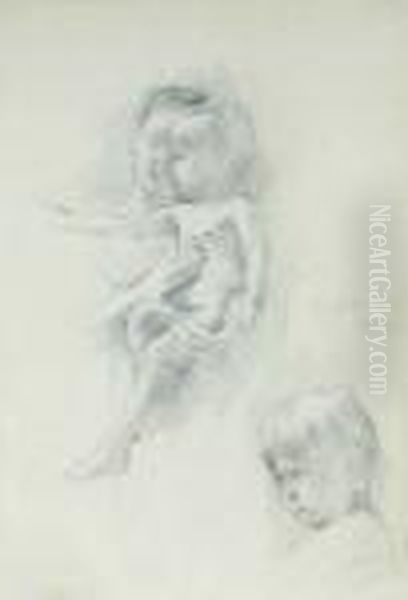 Mother And Child; And Three Companion Drawings - view 1