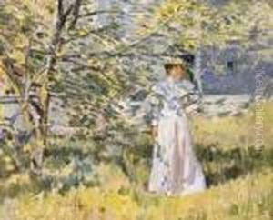 A Normandy Garden by Theodore Robinson