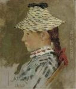 Portrait Of Laurie by Theodore Robinson